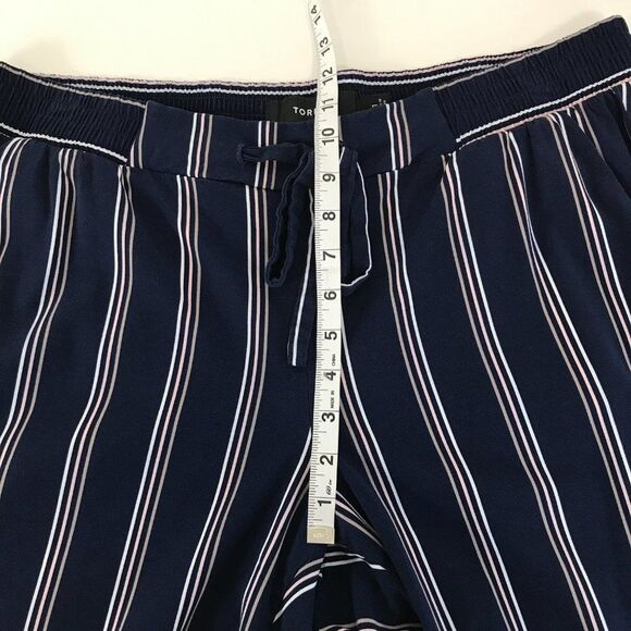 Torrid Relaxed Taper Stretch Challis Pant Women's Plus 1/1X High Rise Tie Front - Picture 7 of 12